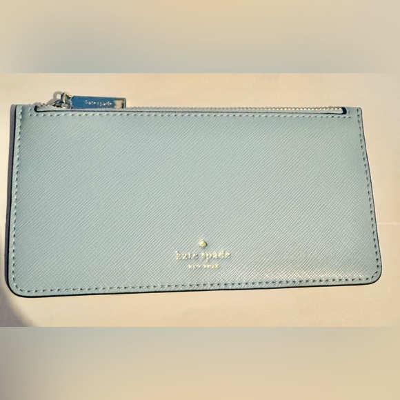 kate spade Handbags - Kate Spade Soft Blue Pouch